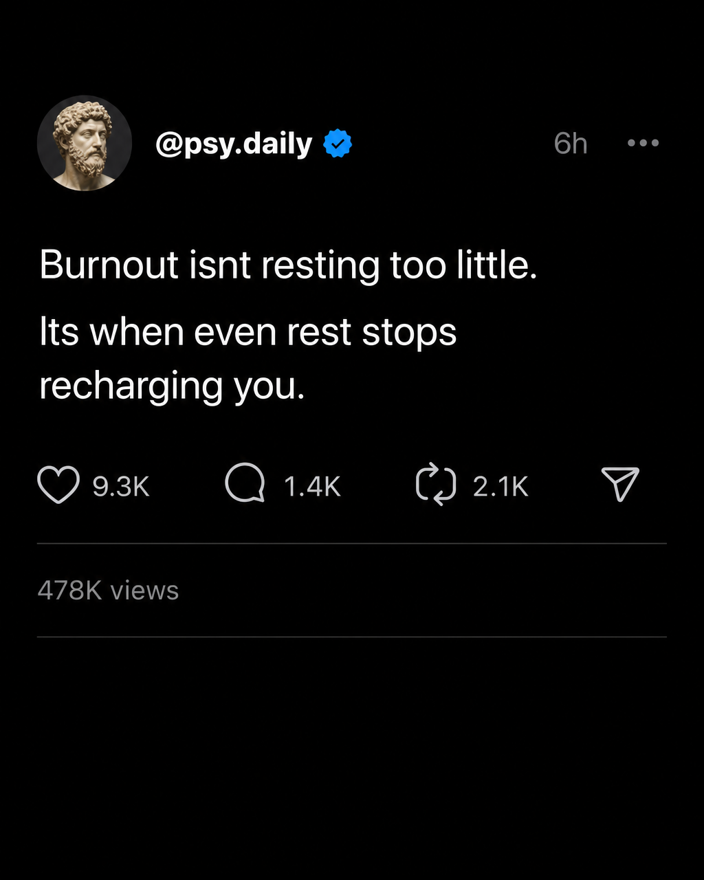 A Threads post that took off, psychology